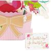 Hallmark Signature Paper Wonder Pop Up Card, Happy Thoughts Bouquet (Nurses Day Card, Teacher Appreciation, Healthcare Worker Gift) (1299RZH1135)(Pop Up  Bouquet of Flowers)