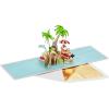 Hallmark Signature Paper Wonder Pop Up Christmas Card (Red Truck)(Tropical Santa Pop Up)