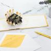 Hallmark Signature Paper Wonder Pop Up Graduation Cards, Grad Cap (4 3D Cards with Envelopes)(Black and Gold)
