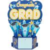 Hallmark Signature Paper Wonder Pop Up Graduation Cards, Grad Cap (4 3D Cards with Envelopes)(Blue)
