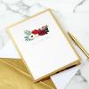 Hallmark Signature Paper Wonder Pop-Up Christmas Card (Happy Holidays) Winter Flowers