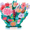 Hallmark Signature Paper Wonder Pop-Up Graduation Card (Class of 2025) for College, High School, Masters(Just for You Flower Bouquet)