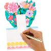 Hallmark Signature Paper Wonder Pop-Up Graduation Card (Class of 2025) for College, High School, Masters(Just for You Flower Bouquet)