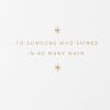 Hallmark Signature Premium Birthday Card (Candles, Someone Who Shines) for Coworker, Friend, Sibling(Birthday Candles)