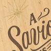 Hallmark Signature Religious Wood Christmas Card (A Savior is Born)(Wooden Card  A Savior is Born)