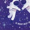 Hallmark Signature Romantic Birthday Card (Love You More Letterboard)(Astronauts  Favorite Place in the Universe)