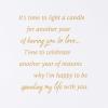 Hallmark Signature Romantic Birthday Card (Love You More Letterboard)(My Love)