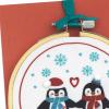 Hallmark Signature Romantic Christmas Card (Penguin Ornament) for Husband, Wife, Boyfriend, Girlfriend