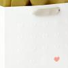 Hallmark Signature Studio 7″ Medium Gift Bag with Tissue Paper (Embossed Hearts, White, Pink, Gold) for Birthdays, Valentine’s Day, Baby Showers, Bridal Showers(Embossed Hearts)