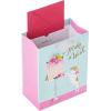 Hallmark Signature Studio 7″ Medium Square Birthday Gift Bag with Tissue Paper (Blush Pink, Gold Foil Happy Birthday) for Wife, Daughter, Sister, Aunt, Teen(Dog with Cake)