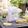 Hallmark Signature Studio 7″ Medium Square Birthday Gift Bag with Tissue Paper (Blush Pink, Gold Foil Happy Birthday) for Wife, Daughter, Sister, Aunt, Teen(Dog with Cake)