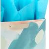 Hallmark Signature Studio 7″ Medium Square Gift Bag with Tissue Paper (Abstract Brushstrokes) Peach, Mint Green, Teal for Easter, Birthdays, Bridal Showers and More(Abstract Brushstrokes)