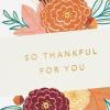 Hallmark Signature Studio Thanksgiving Card (Fall Flowers)(Fall Flowers)