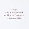 Hallmark Signature Sympathy Card (Angel Feathers)(Remembered with Love)
