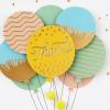Hallmark Signature Thank You Card (Dog with Balloons) for Nurses Day, Admin Professional Day, Teacher Appreciation and More(Dog with Balloons)