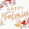 Hallmark Signature Thanksgiving Card (Blessings and Love)(Blessings and Love)