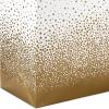 Hallmark Silver Gift Bag Assortment – Diamonds, Stripes, Dots (Pack of 6: 2 Medium 9″, 2 Large 11″, 2 Extra Large 14″) for Birthdays, Mother’s Day, Weddings, Bridal Showers, Any Occasion(Gold  White)