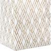 Hallmark Silver Gift Bag Assortment – Diamonds, Stripes, Dots (Pack of 6: 2 Medium 9″, 2 Large 11″, 2 Extra Large 14″) for Birthdays, Mother’s Day, Weddings, Bridal Showers, Any Occasion(Gold  White)