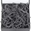 Hallmark Small Gift Box with Bow and Shredded Paper Fill (Black 4 inch Gift Box) for Weddings, Graduations, Birthdays, Father’s Day, Groomsmen Gifts, All Occasion(Slate Gray)