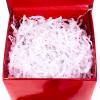 Hallmark Small Gift Box with Bow and Shredded Paper Fill (Red Signature 4 inch Gift Box with Glitter) for Birthdays, Graduations, Anniversaries, Christmas, Valentine’s Day, All Occasion(Red Glitter)