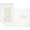 Hallmark Spiritual Boxed Christmas Cards (16 Cards and Envelopes) Gold and White, That is Christmas(16 Cards – That is Christmas Message)