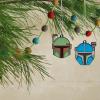 Hallmark Star Wars Characters Miniature Christmas Ornaments, Set of 6, May The 4th(Mini Tree Topper with Ornaments)