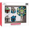 Hallmark Star Wars Characters Miniature Christmas Ornaments, Set of 6, May The 4th(Mini Tree Topper with Ornaments)