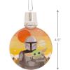 Hallmark Star Wars: The Mandalorian Grogu Mystery Halloween Ornaments, Set of 2(The Mandalorian with Grogu)