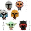 Hallmark Star Wars: The Mandalorian Series 5 Mystery Christmas Ornaments, Shatterproof, Set of 2, Gifts for Star Wars Fans