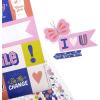 Hallmark Stickers for Kids and Adults (Pack of 91 Stickers, 5 Sheets for Planners, Notebooks, Laptops, Water Bottles, and More)