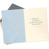 Hallmark Sympathy Card for Anniversary of Death (Caring Thoughts Never Stopped) for Widow, Widower, Friend(blue  peach  purple)