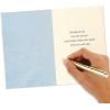 Hallmark Sympathy Card for Anniversary of Death (Caring Thoughts Never Stopped) for Widow, Widower, Friend(blue  peach  purple)
