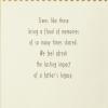 Hallmark Sympathy Card for Loss of Dad (Wisdom and Love)(Comfort & Peace)