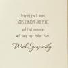 Hallmark Sympathy Card for Loss of Dad (Wisdom and Love)(Comfort & Peace)