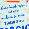 Hallmark Teacher Appreciation Cards, Good Teachers Brighten Futures (4 Cards with Envelopes)(For Teacher and Coach  2 Cards with Envelopes)