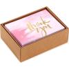 Hallmark Thank You Cards Assortment, Gold Foil Script (40 Thank You Notes with Envelopes for Wedding, Bridal Shower, Baby Shower, Business)(Pink & Gold)