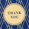 Hallmark Thank You Cards Assortment, Gold and Navy (120 Thank You Notes with Envelopes for Wedding, Bridal Shower, Baby Shower, Business, Graduation)(120 Blank Cards with Envelopes)