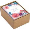 Hallmark Thank You Cards Assortment, Painted Flowers (48 Cards with Envelopes for Baby Showers, Wedding, Bridal Showers, All Occasion)(Flowers)