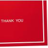 Hallmark Thank You Cards Assortment, Red, Green, Blue, Black, Orange (50 Cards for Business, Weddings, Baby Showers, Bridal Showers, All Occasion)(Multicolor)
