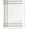 Hallmark Thank You Cards Assortment, Red, Green, Blue, Black, Orange (50 Cards for Business, Weddings, Baby Showers, Bridal Showers, All Occasion)(Stripes & Plaid)