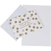 Hallmark Thank You Cards, Gold Foil and Glitter Dots (40 Thank You Notes with Envelopes for Wedding, Bridal Shower, Baby Shower, Graduation)
