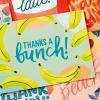Hallmark Thank You Notes, Food Puns (36 Blank Cards with Envelopes) Donut, Latte, Brunch(Thanks a Latte!)