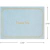 Hallmark Thank you Cards Assortment, Gold Foil Solids (24 Thank You Notes with Envelopes)
