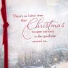 Hallmark Thomas Kinkade Christmas Card (Snow Cabin) (0599XXH5221)(Ice Skating  1 Kinkade Card with Envelope)