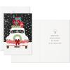Hallmark UNICEF Boxed Christmas Cards, Folk Art Fox (12 Cards and 13 Envelopes)(Snowy Truck with Gifts Holiday Cards)