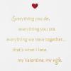 Hallmark Valentines Day Card for Significant Other (I Love You, Flowers)(White and Gold)
