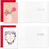 Hallmark Valentine’s Day Cards Assortment, 16 Cards with Envelopes (Floral Designs, Gold Foil Accented) for Adults