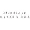 Hallmark Wedding Card (Beautiful Life Together)(Molinillo)