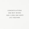 Hallmark Wedding Card (Beautiful Life Together)(Rangoli)