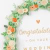 Hallmark Wedding Card (Flower Arch) Signature Handcrafted Greeting Card(Flower Arch)